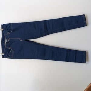 6397 jeans mini skinny 28 dark blue denim euc womens y2k 90s vibes